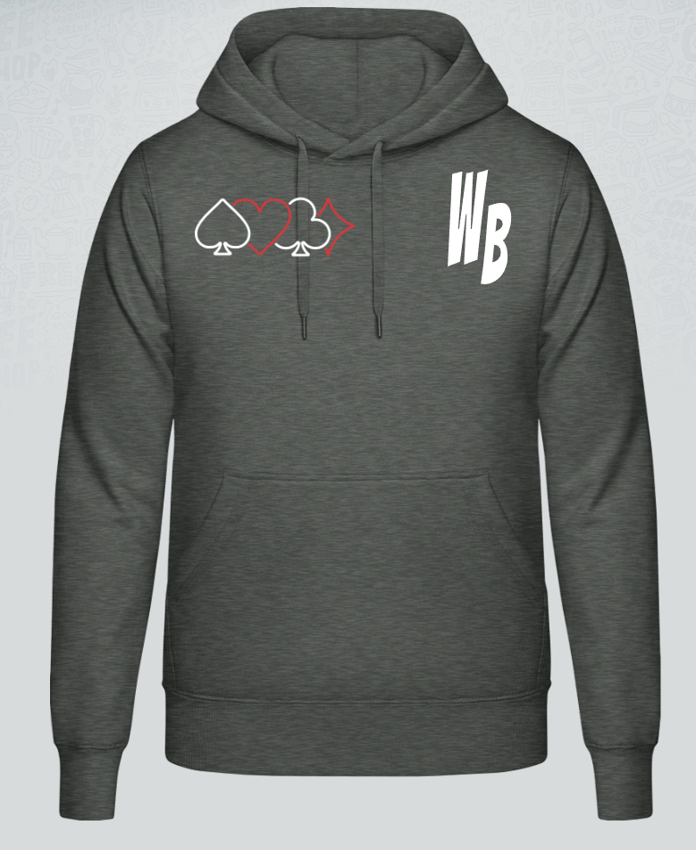 Wilder Bridger Hoodie mit weißer Aufschrift in verschiedenen Farben