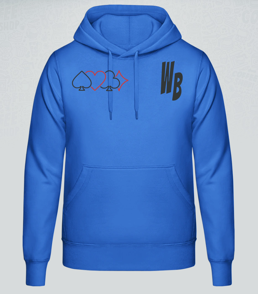 Wilder Bridger Hoodie mit schwarzer Aufschrift in verschiedenen Farben