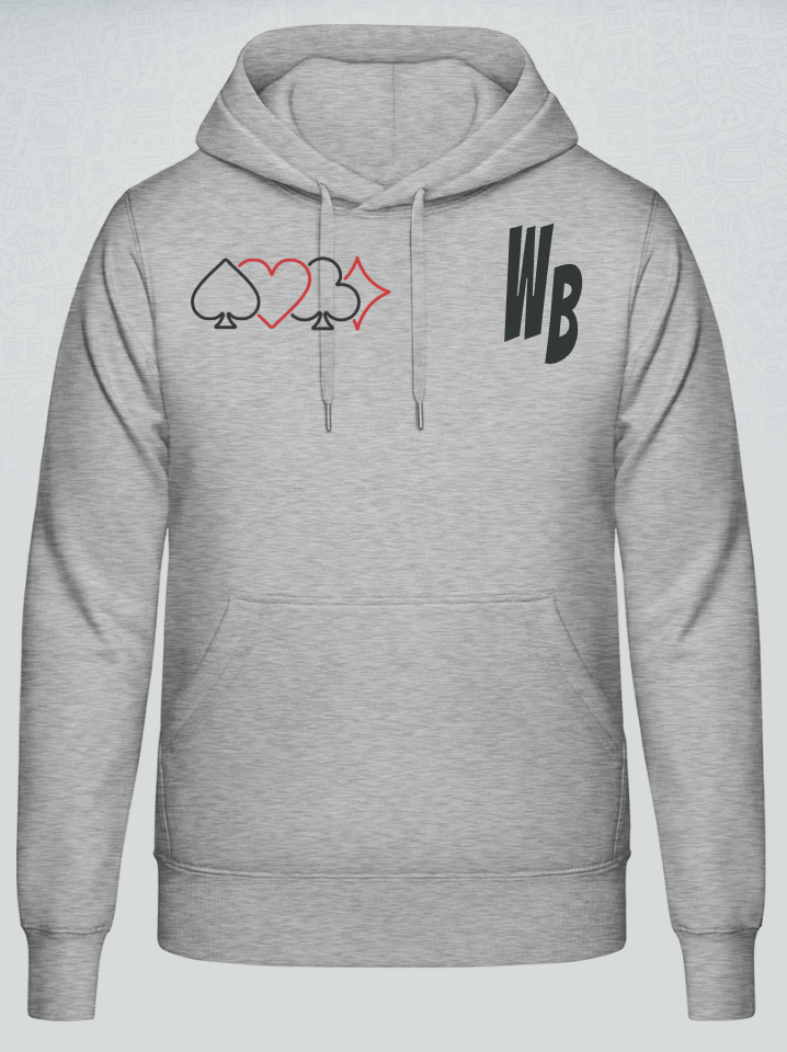 Wilder Bridger Hoodie mit schwarzer Aufschrift in verschiedenen Farben