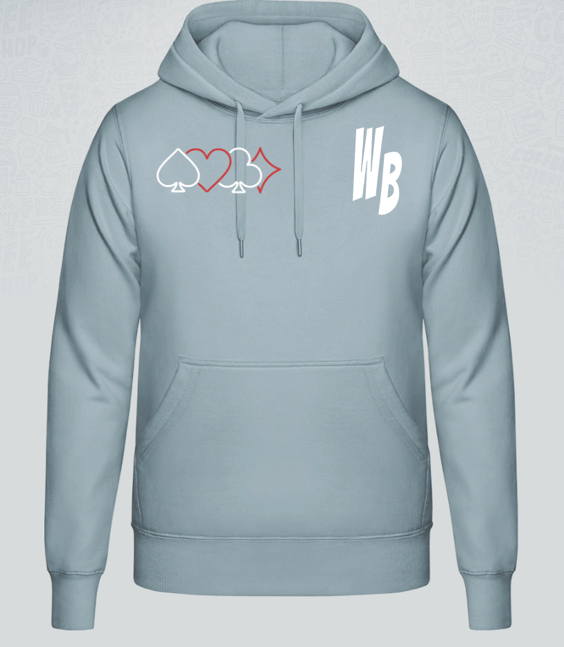 Wilder Bridger Hoodie mit weißer Aufschrift in verschiedenen Farben